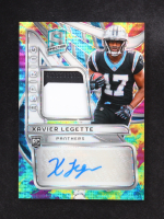 Xavier Legette 2024 Panini Spectra Aspiring Patch Autographs Celestial #6 RC #11/75 at PristineAuction.com