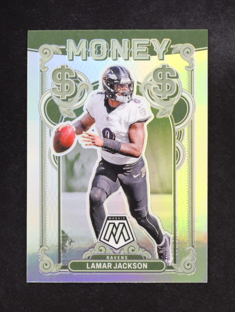 Lamar Jackson 2024 Panini Mosaic Money #19