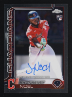 Jhonkensy Noel 2025 Topps Chrome Logofractor Rookie Autographs #RA-JN RC at PristineAuction.com