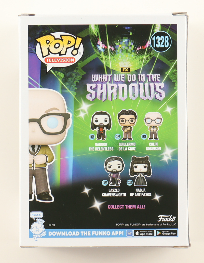 Mark Proksch Signed "What We Do In The Shadows" #1328 Colin Robinson Funko Pop! Vinyl Figure (SWAU) at PristineAuction.com Mark Proksch Signed "What We Do In The Shadows" #1328 Colin Robinson Funko Pop! Vinyl Figure (SWAU) at PristineAuction.com