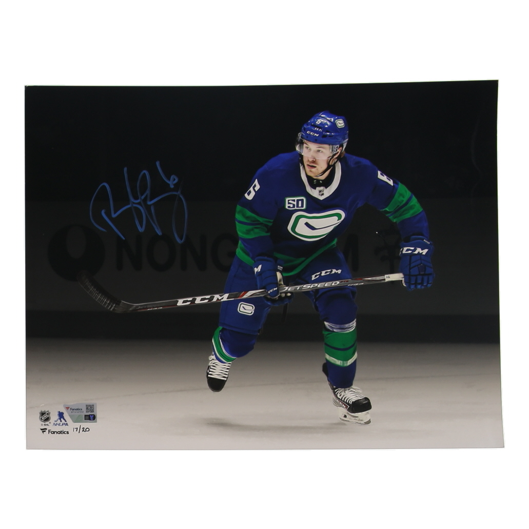 Brock Boeser Signed LE Canucks 11x14 Photo (Fanatics) at PristineAuction.com Brock Boeser Signed LE Canucks 11x14 Photo (Fanatics) at PristineAuction.com