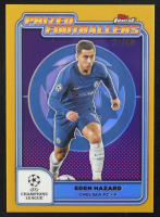 Eden Hazard 2025 Topps Finest UEFA Champions League Prized Footballers Gold #PF-18 #32/50 at PristineAuction.com