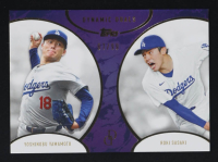 Yoshinobu Yamamoto/Roki Sasaki 2025 Topps Dynamic Duals Purple #43 #67/99 at PristineAuction.com