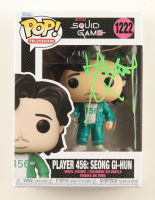 Lee Jung-Jae Signed "Squid Game" #1222 Player 456: Seong Gi-Hun Funko Pop! Vinyl Figure (PSA) at PristineAuction.com