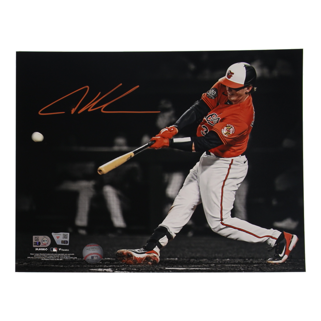 Adley Rutschman Signed Orioles 11x14 Photo (MLB & Fanatics) at PristineAuction.com Adley Rutschman Signed Orioles 11x14 Photo (MLB & Fanatics) at PristineAuction.com