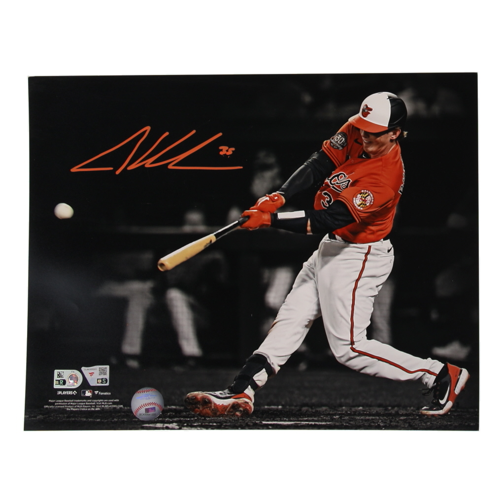 Adley Rutschman Signed Orioles 11x14 Photo (MLB & Fanatics) at PristineAuction.com Adley Rutschman Signed Orioles 11x14 Photo (MLB & Fanatics) at PristineAuction.com