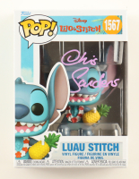 Chris Sanders  Signed "Lilo & Stitch" #1567 Luau Stitch Funko Pop! Vinyl Figure (ACOA) at PristineAuction.com