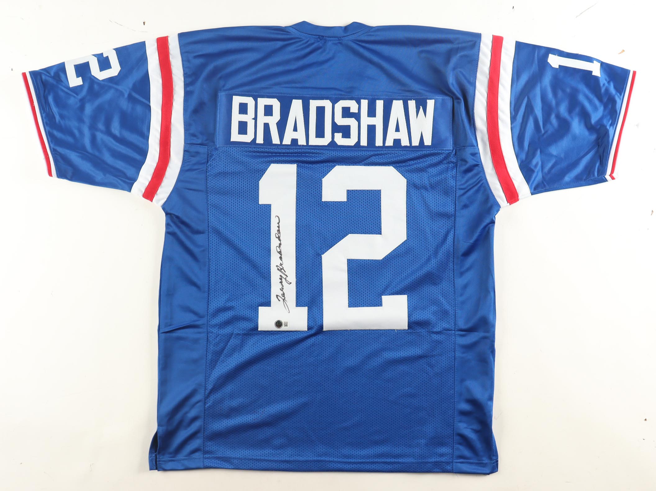 Terry Bradshaw Signed Jersey (Beckett) at PristineAuction.com Terry Bradshaw Signed Jersey (Beckett) at PristineAuction.com