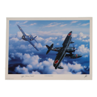 Joe Foss Signed Stan Stokes "Tough As Nails" Lithograph Inscribed "CMH" (AIV) at PristineAuction.com