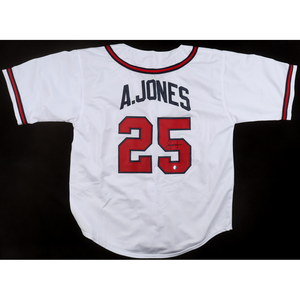 Andruw Jones Signed Jersey (AWM) at PristineAuction.com
