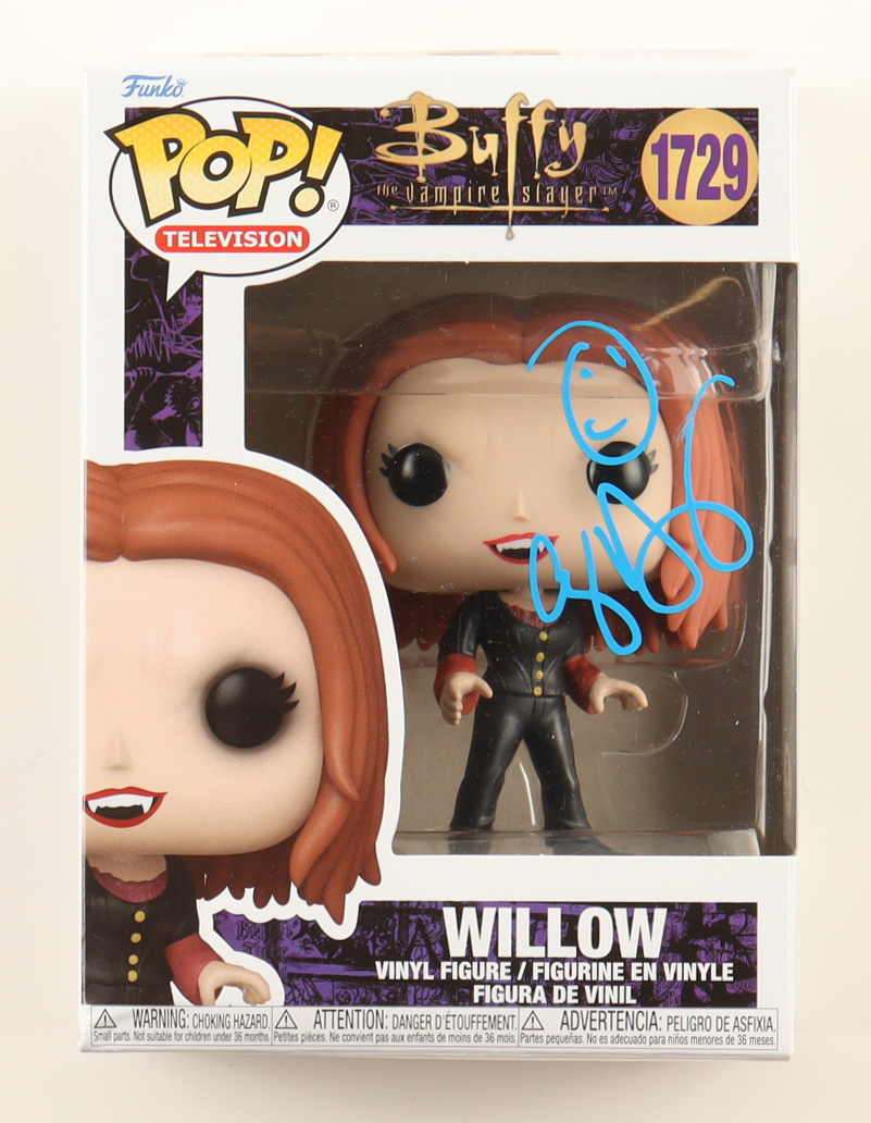 Alyson Hannigan Signed "Buffy the Vampire Slayer" #1729 Willow Funko Pop! Vinyl Figure with Hand-Drawn Sketch (PSA) at PristineAuction.com Alyson Hannigan Signed "Buffy the Vampire Slayer" #1729 Willow Funko Pop! Vinyl Figure with Hand-Drawn Sketch (PSA) at PristineAuction.com