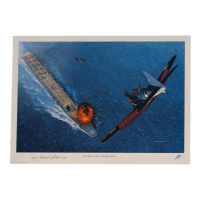 Capt. Robert M. Elder Signed Stan Stokes "Midway: The Turning Point" Lithograph Inscribed "USN" (AIV) at PristineAuction.com