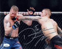 Dustin Poirier Signed UFC 8x10 Photo (JSA) at PristineAuction.com