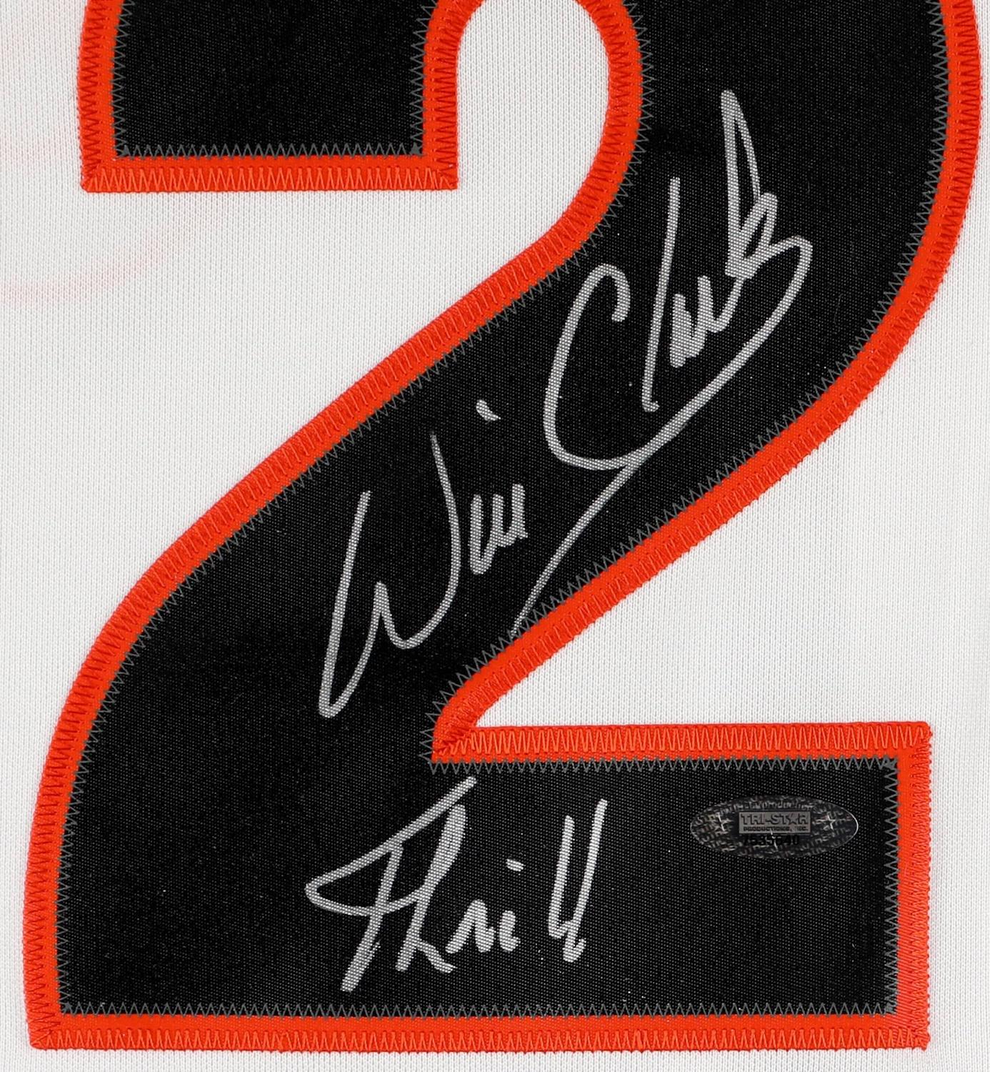 Will Clark Signed Giants Majestic Jersey Inscribed "Thrill" (TriStar) at PristineAuction.com Will Clark Signed Giants Majestic Jersey Inscribed "Thrill" (TriStar) at PristineAuction.com