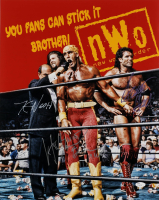 Hollywood Hulk Hogan, Kevin Nash, & Scott Hall Signed WWE 16x20 Photo Inscribed "Hollywood Hogan 4 Life NWO" (JSA) at PristineAuction.com