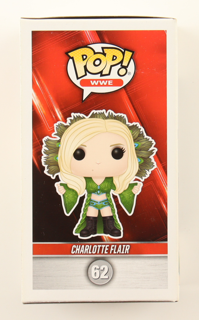 Charlotte Flair Signed "WWE" #62 Funko Pop! Vinyl Figure (PSA) at PristineAuction.com Charlotte Flair Signed "WWE" #62 Funko Pop! Vinyl Figure (PSA) at PristineAuction.com