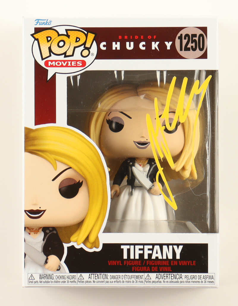 Jennifer Tilly Signed "Bride of Chucky" #1250 Tiffany Funko Pop! Vinyl Figure (PSA) at PristineAuction.com Jennifer Tilly Signed "Bride of Chucky" #1250 Tiffany Funko Pop! Vinyl Figure (PSA) at PristineAuction.com