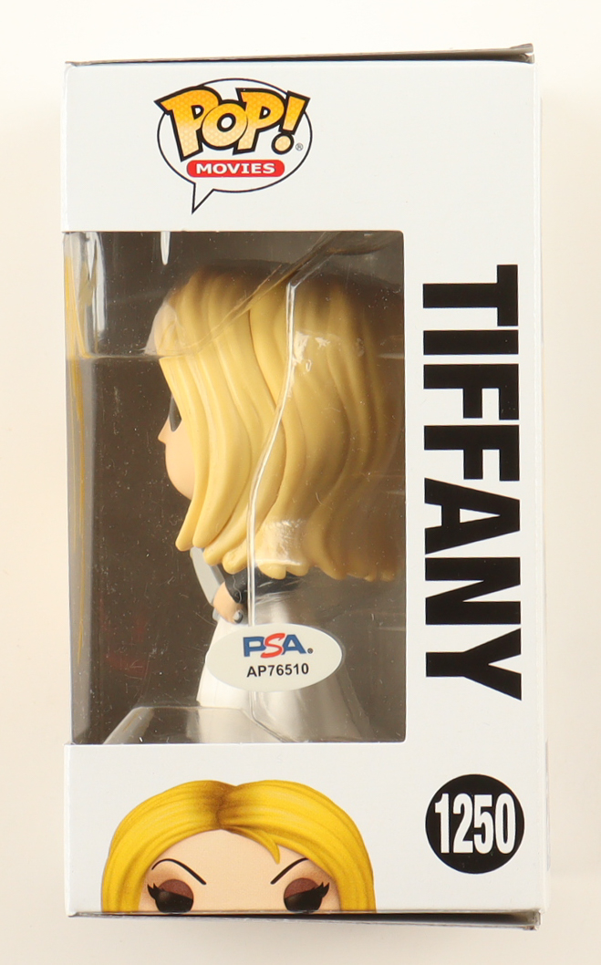 Jennifer Tilly Signed "Bride of Chucky" #1250 Tiffany Funko Pop! Vinyl Figure (PSA) at PristineAuction.com Jennifer Tilly Signed "Bride of Chucky" #1250 Tiffany Funko Pop! Vinyl Figure (PSA) at PristineAuction.com