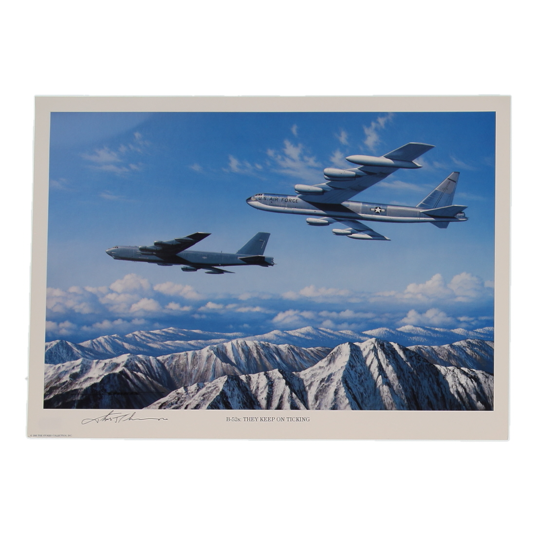 John T. Chain Jr. Signed Stan Stokes "B-52s: They Keep on Ticking" Lithograph (AIV) at PristineAuction.com John T. Chain Jr. Signed Stan Stokes "B-52s: They Keep on Ticking" Lithograph (AIV) at PristineAuction.com