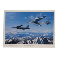 John T. Chain Jr. Signed Stan Stokes "B-52s: They Keep on Ticking" Lithograph (AIV) at PristineAuction.com