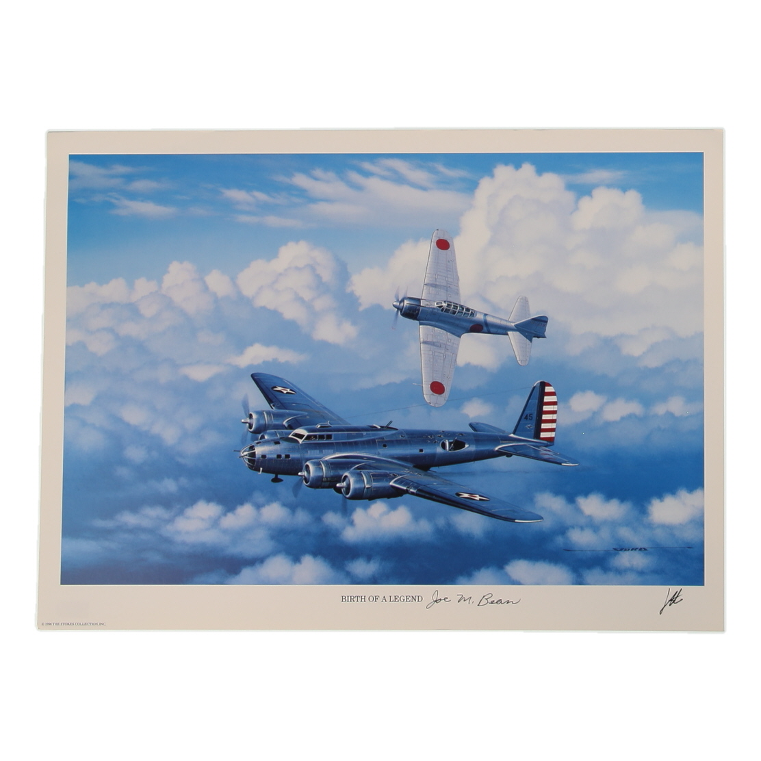 Joe M. Bean Signed Stan Stokes "Birth Of A Legend" Lithograph (AIV) at PristineAuction.com Joe M. Bean Signed Stan Stokes "Birth Of A Legend" Lithograph (AIV) at PristineAuction.com