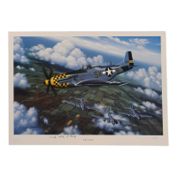 William B. Bailey Signed Stan Stokes "Top Cover" Lithograph Inscribed "Lt. Col." (AIV) at PristineAuction.com