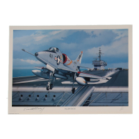 Everett Alvarez Signed Stan Stokes "Fallen Eagle" Lithograph (AIV) at PristineAuction.com