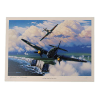 Herbert E. Knaebel Signed Stan Stokes "Hurricane On My Tail" Lithograph (AIV) at PristineAuction.com