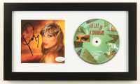 Taylor Swift Signed Custom Framed "The Life of a Showgirl" CD Album Insert Display with Disc (JSA) at PristineAuction.com