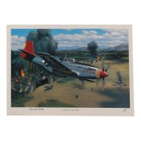 Charles McGee Signed Stan Stokes "A Perfect Record" Lithograph (AIV) at PristineAuction.com