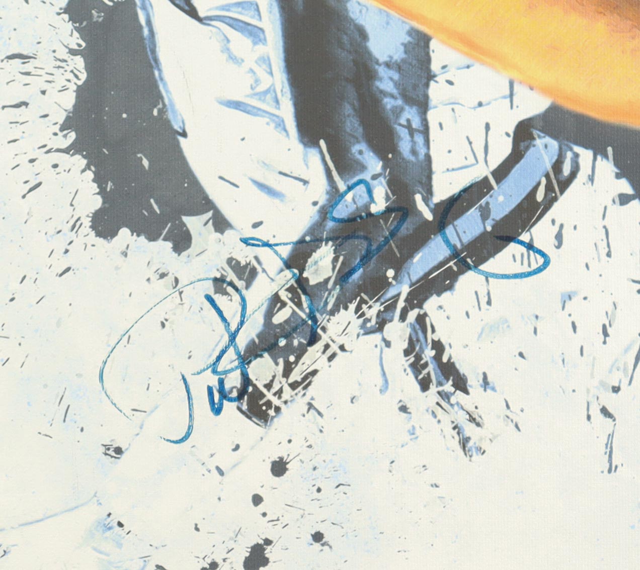 Patrick Ewing Signed Knicks 22x26 Custom Canvas Print (Steiner) at PristineAuction.com Patrick Ewing Signed Knicks 22x26 Custom Canvas Print (Steiner) at PristineAuction.com