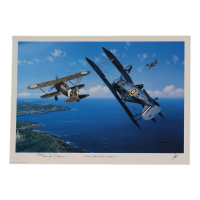 James Pickering Signed Stan Stokes "Faith, Hope And Charity" Lithograph Inscribed "RAF FL/LT" (AIV) at PristineAuction.com