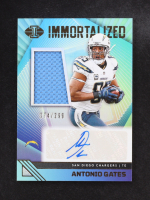 Antonio Gates 2023 Panini Illusions Immortalized Jersey Autographs #4 #74/299 at PristineAuction.com