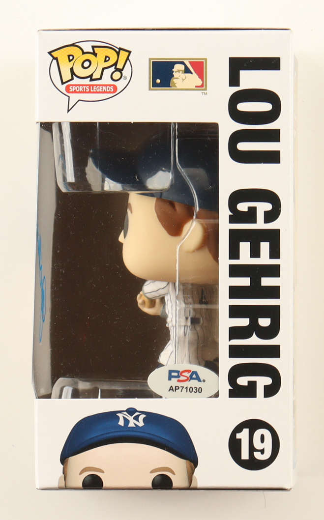 Joe Torre Signed "New York Yankees" #19 Lou Gehrig Funko Pop! Vinyl Figure (PSA) at PristineAuction.com Joe Torre Signed "New York Yankees" #19 Lou Gehrig Funko Pop! Vinyl Figure (PSA) at PristineAuction.com