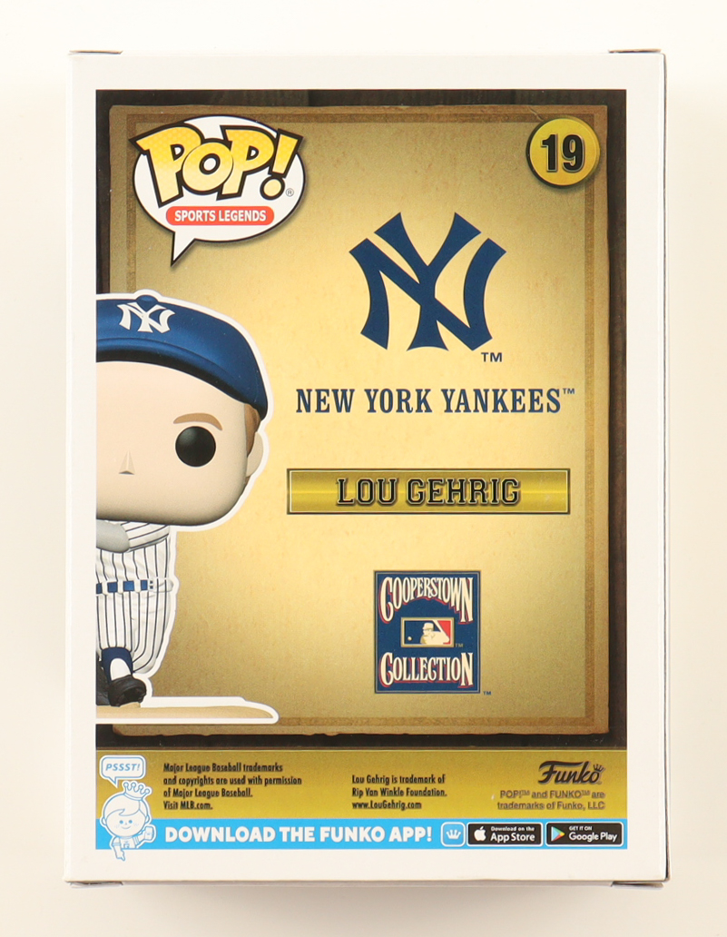 Joe Torre Signed "New York Yankees" #19 Lou Gehrig Funko Pop! Vinyl Figure (PSA) at PristineAuction.com Joe Torre Signed "New York Yankees" #19 Lou Gehrig Funko Pop! Vinyl Figure (PSA) at PristineAuction.com