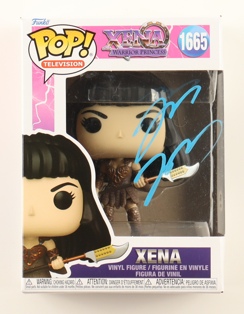 Lucy Lawless Signed "Xena: Warrior Princess" #1665 Xena Funko Pop! Vinyl Figure (PSA) at PristineAuction.com Lucy Lawless Signed "Xena: Warrior Princess" #1665 Xena Funko Pop! Vinyl Figure (PSA) at PristineAuction.com