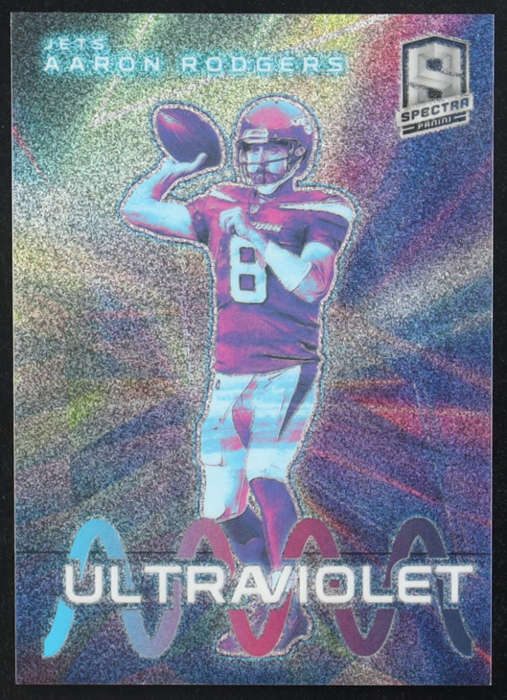 Aaron Rodgers 2023 Panini Spectra Ultraviolet Prizm #UV-ARO