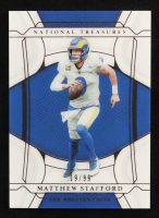 Matthew Stafford 2021 Panini National Treasures #33 #19/99 at PristineAuction.com