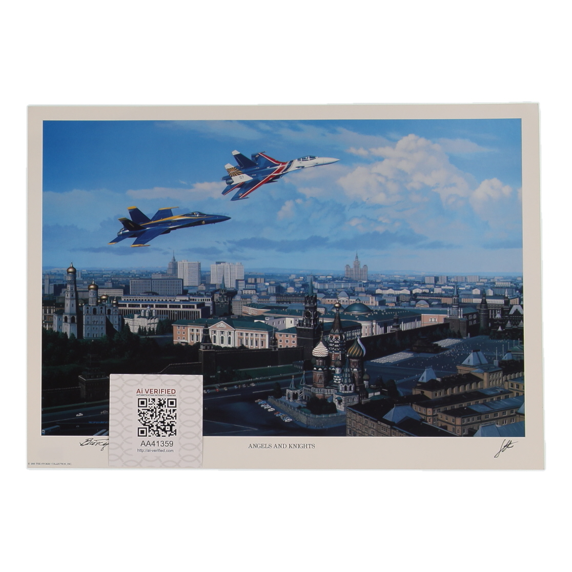 Butch Voris Signed Stan Stokes "Angels And Knights" Lithograph (AIV) at PristineAuction.com Butch Voris Signed Stan Stokes "Angels And Knights" Lithograph (AIV) at PristineAuction.com