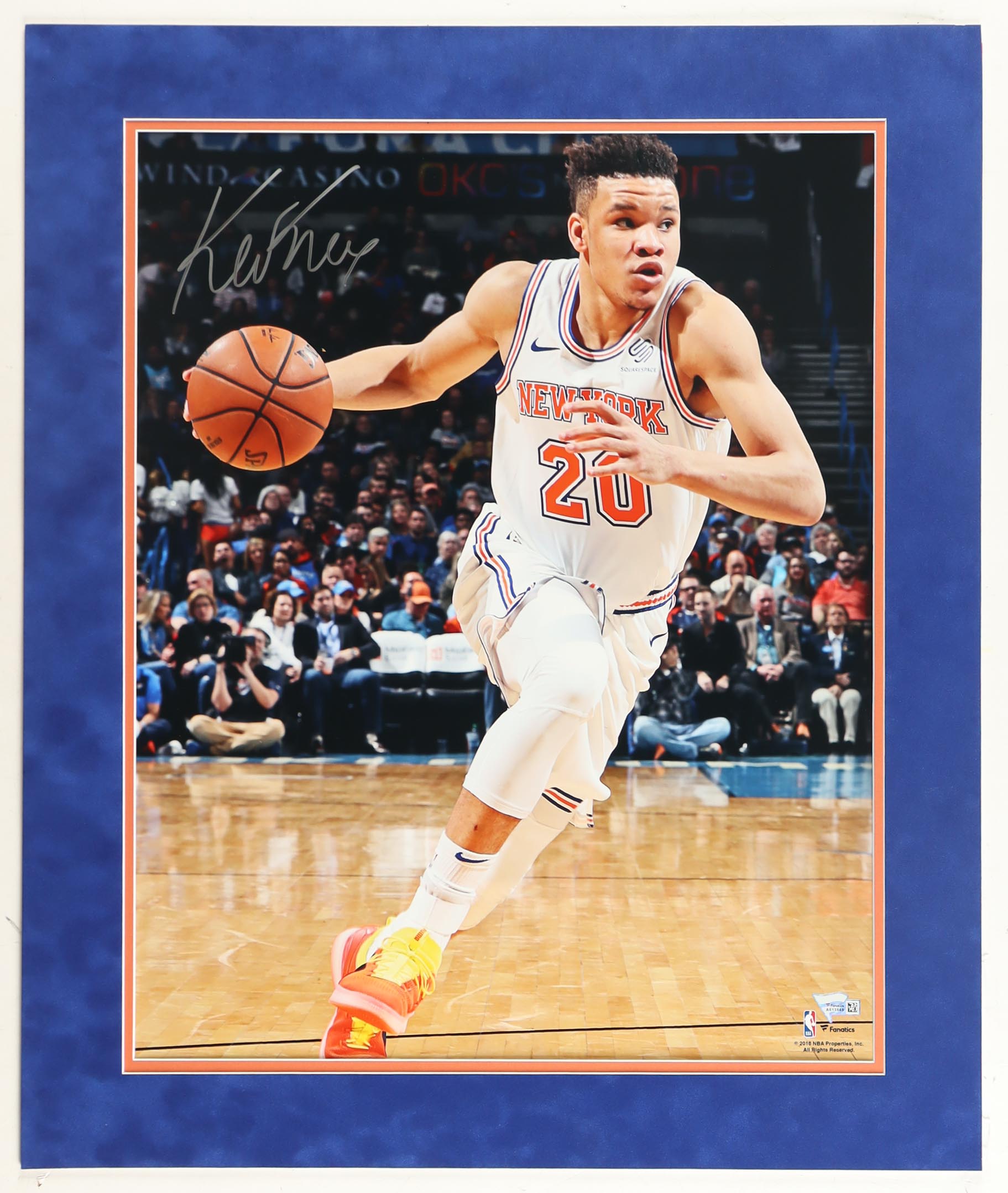 Kevin Knox Signed Knicks Lithograph Display (Fanatics) at PristineAuction.com Kevin Knox Signed Knicks Lithograph Display (Fanatics) at PristineAuction.com