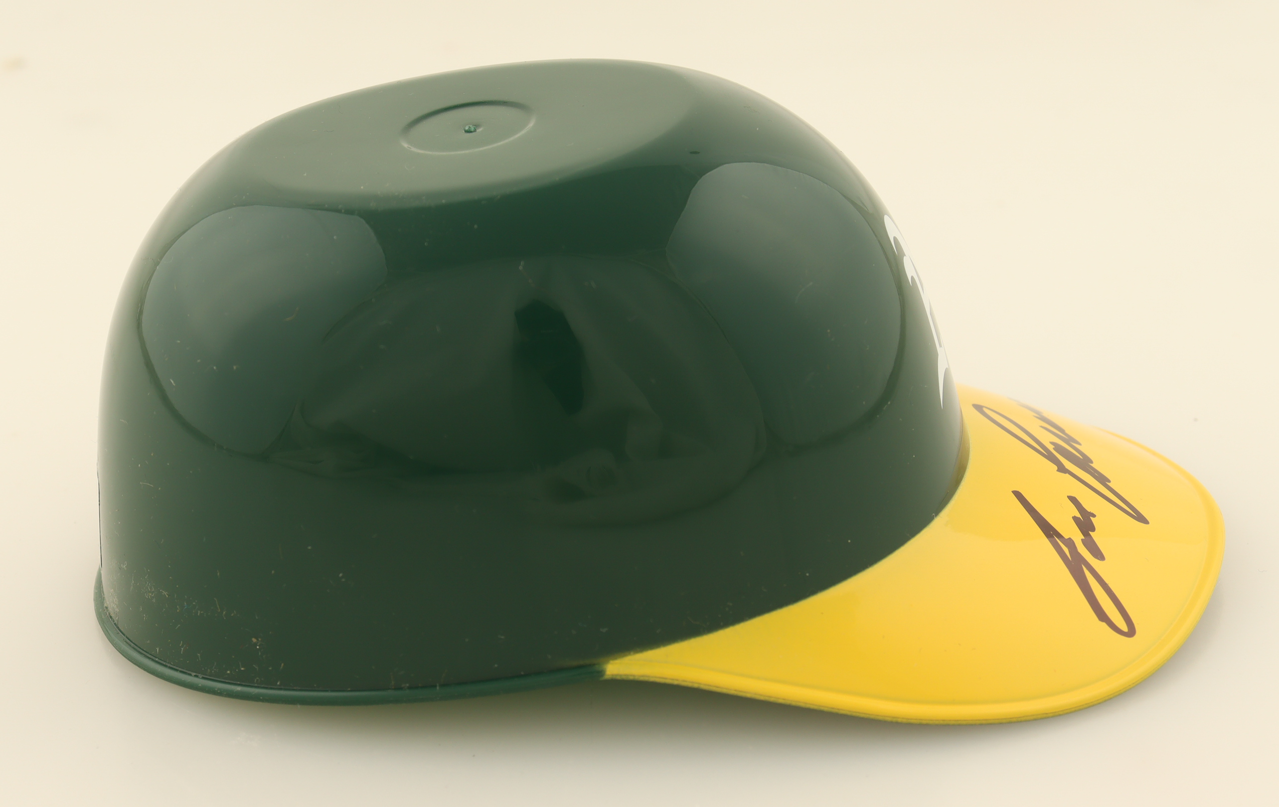 Jose Canseco Signed Athletics Micro Batting Helmet (Beckett) at PristineAuction.com Jose Canseco Signed Athletics Micro Batting Helmet (Beckett) at PristineAuction.com