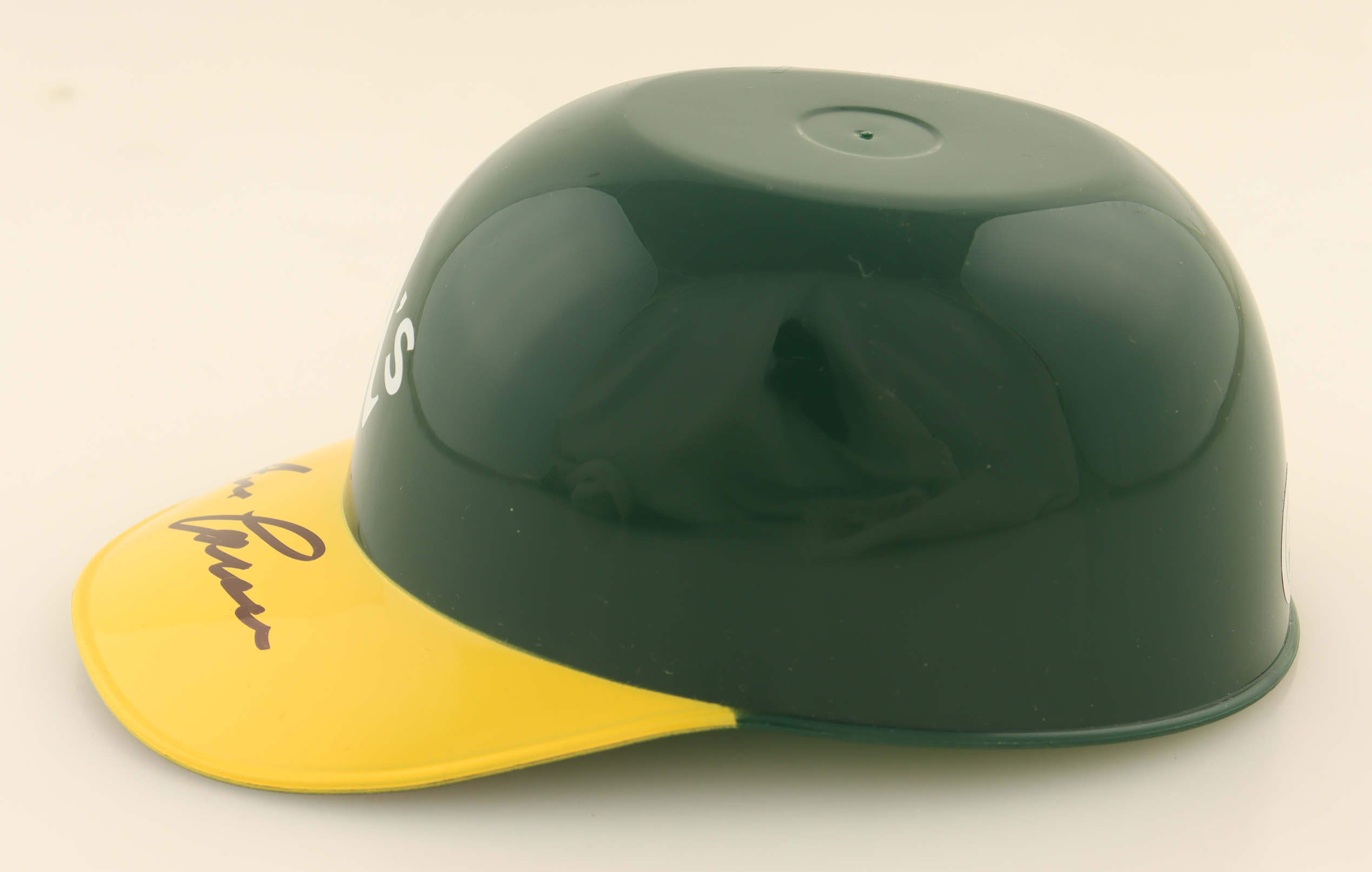 Jose Canseco Signed Athletics Micro Batting Helmet (Beckett) at PristineAuction.com Jose Canseco Signed Athletics Micro Batting Helmet (Beckett) at PristineAuction.com