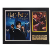 "Harry Potter and the Philosopher's Stone" 11x14 Custom Matted 2001 Panini Sticker Display at PristineAuction.com