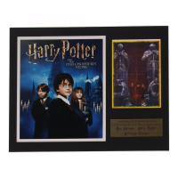 "Harry Potter and the Philosopher's Stone" 11x14 Custom Matted 2001 Panini Sticker Display at PristineAuction.com