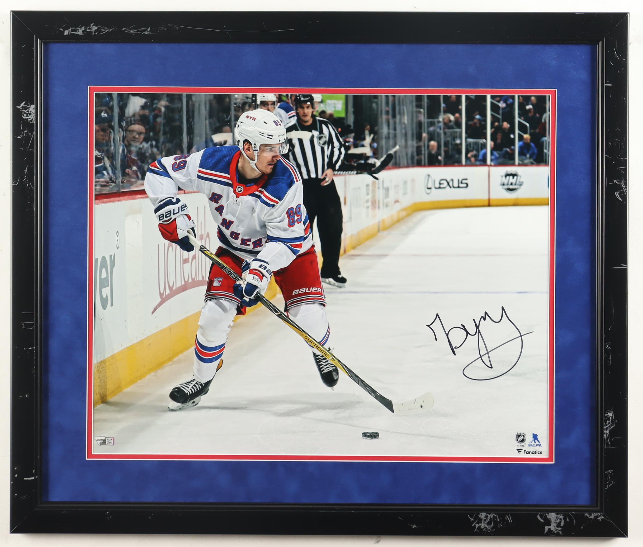 Pavel Buchnevich Signed Rangers Custom Framed Photo Display (Fanatics) at PristineAuction.com Pavel Buchnevich Signed Rangers Custom Framed Photo Display (Fanatics) at PristineAuction.com