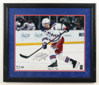 Jacob Trouba Signed Rangers Custom Framed Photo Display (Fanatics) at PristineAuction.com