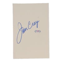 Jim Craig Signed Cut (PSA) at PristineAuction.com