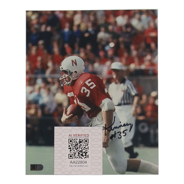 Jeff Kinney Signed Nebraska Cornhuskers 8x10 Photo (AIV) at PristineAuction.com Jeff Kinney Signed Nebraska Cornhuskers 8x10 Photo (AIV) at PristineAuction.com