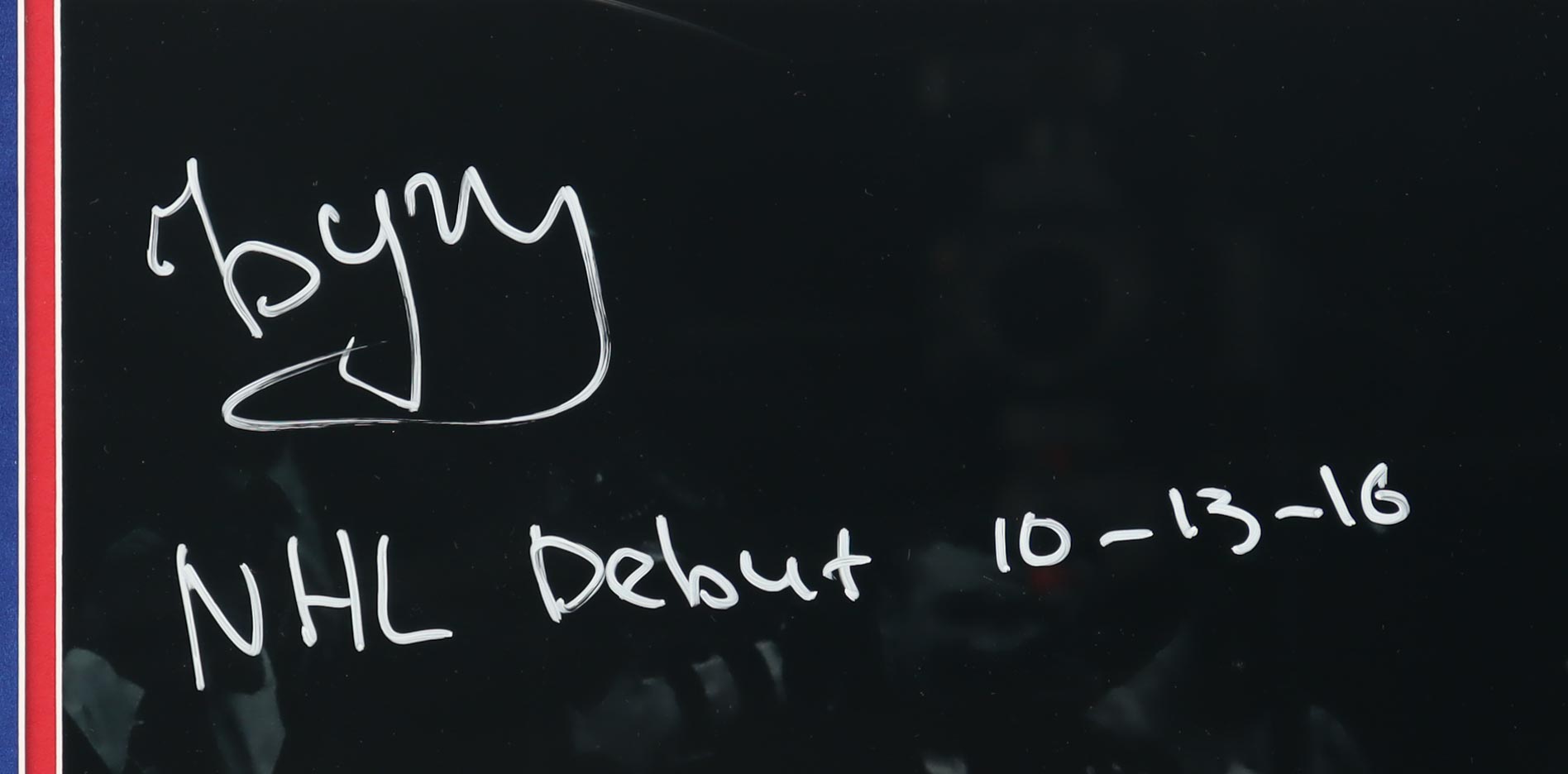 Pavel Buchnevich Signed LE Rangers Custom Framed Photo Display Inscribed "NHL Debut 10-13-16" #8/16 (Fanatics) at PristineAuction.com Pavel Buchnevich Signed LE Rangers Custom Framed Photo Display Inscribed "NHL Debut 10-13-16" #8/16 (Fanatics) at PristineAuction.com