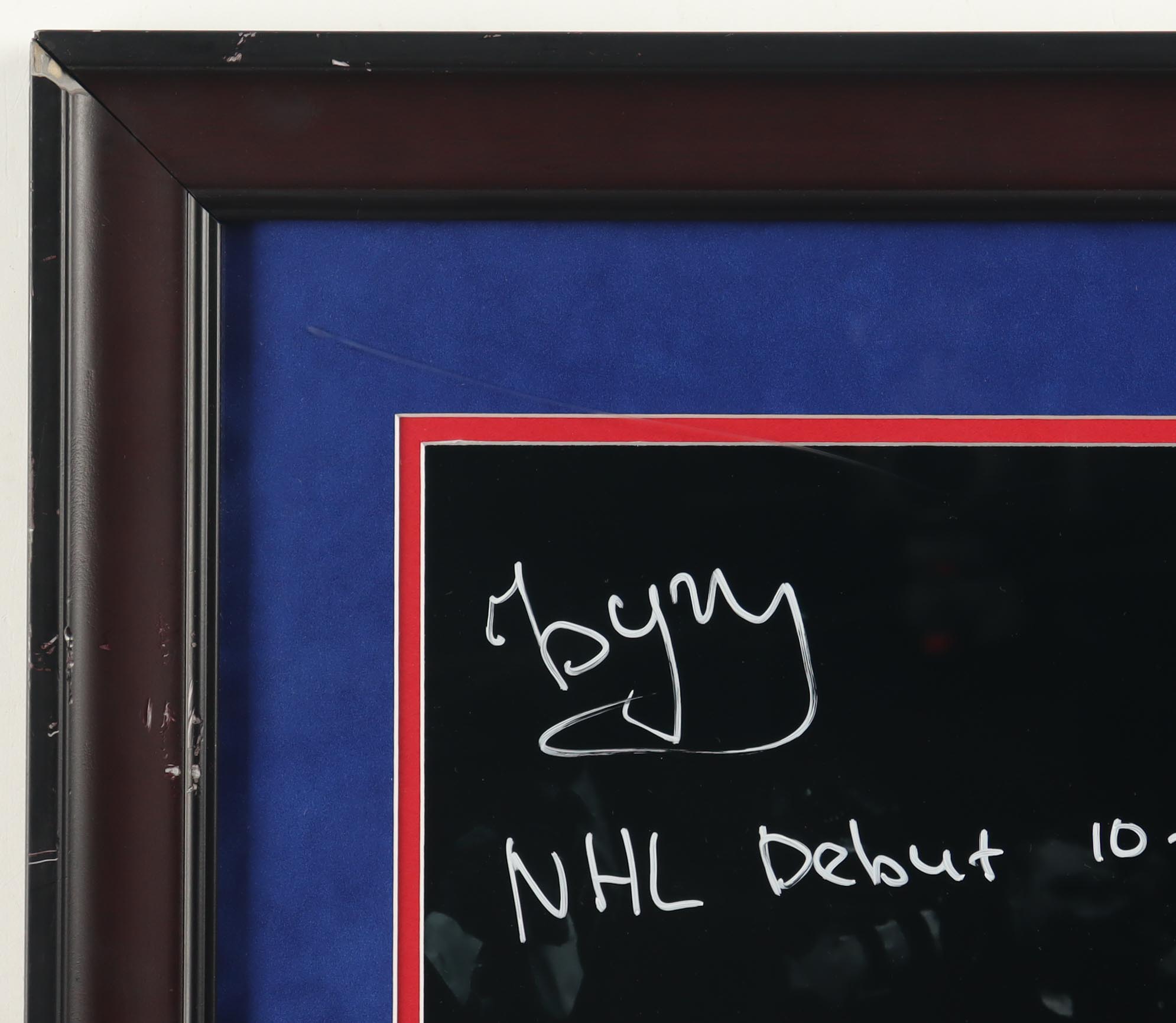 Pavel Buchnevich Signed LE Rangers Custom Framed Photo Display Inscribed "NHL Debut 10-13-16" #8/16 (Fanatics) at PristineAuction.com Pavel Buchnevich Signed LE Rangers Custom Framed Photo Display Inscribed "NHL Debut 10-13-16" #8/16 (Fanatics) at PristineAuction.com